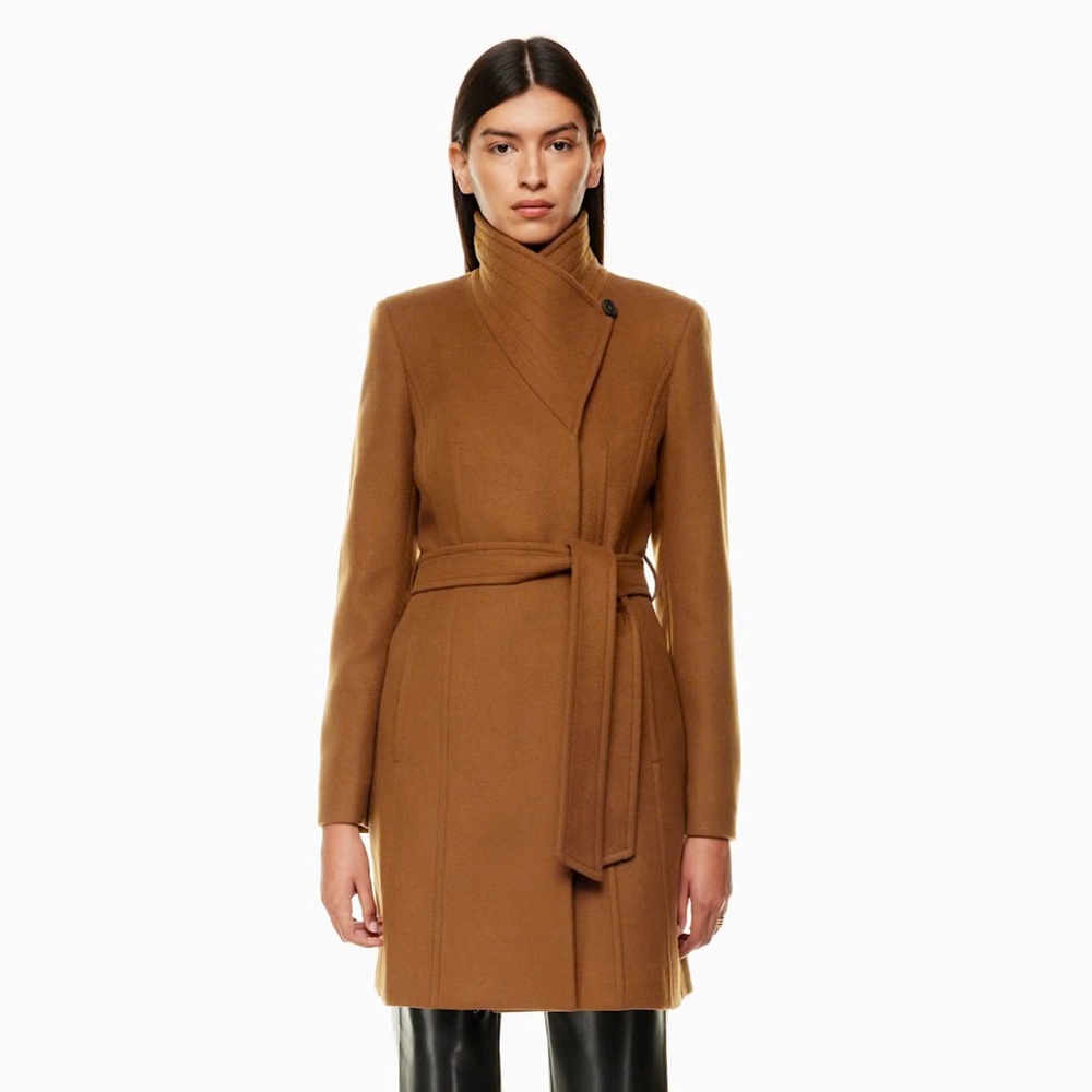 NWOT Aritzia Babaton Connor Coat in Camel - Women’s XS